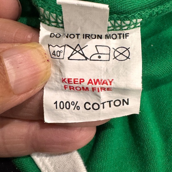 Green Baby Onesie with White Trim size 0-6 months - Picture 3 of 5